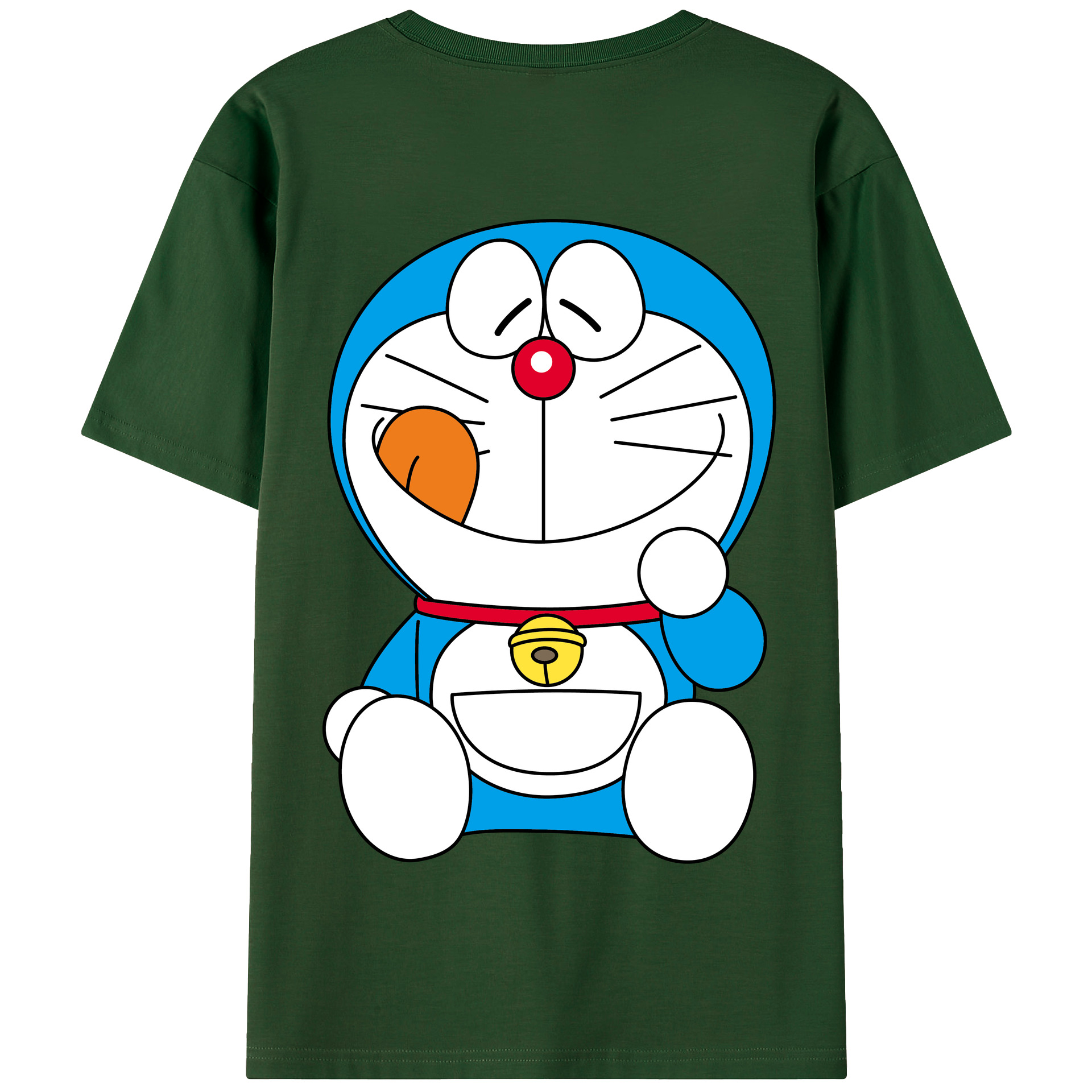 （画像用） ドラえもん Doraemon 綿100％半袖Tシャツ（背面プリント）